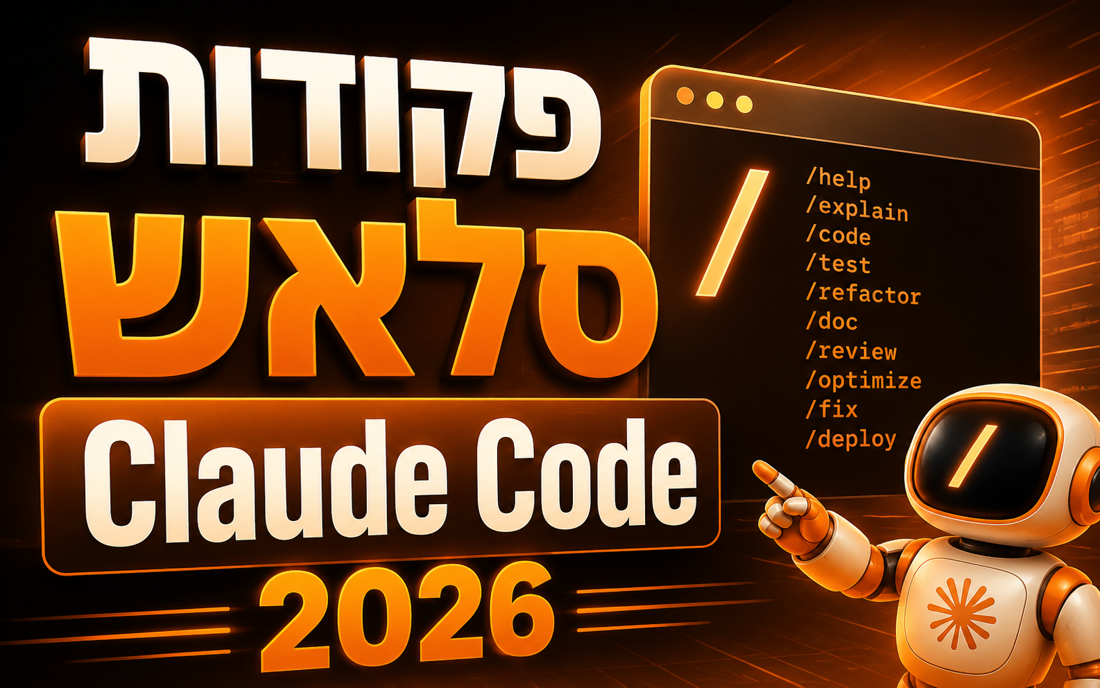 פקודות סלאש Claude Code